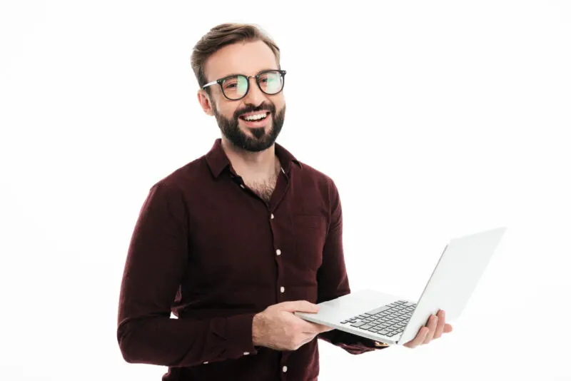 portrait smiling handsome man eyeglasses e1759724314339